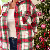 Plaid Long Shacket
