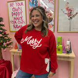 Lakelyn Merry Bow Sweatshirt - Curvy