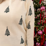 Ivory Tree Sweater