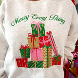 Merry Everything Fleece Terry Sweatshirt
