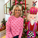 Pink HO HO HO Sweater