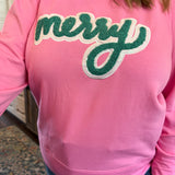 Kelly Merry Pink Sweatshirt - Curvy