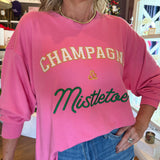 Champagne & Mistletoe Sweatshirt