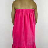 Spa Wrap w/ Ruffles - Pink