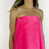 Spa Wrap w/ Ruffles - Pink