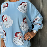 Sequins Santa Sweatshirt