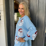 Sequins Santa Sweatshirt