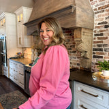Kelly Merry Pink Sweatshirt - Curvy