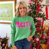 Mint Merry Sweater