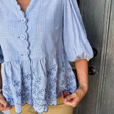 Brooklyn Stripe Blouse