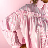 Pink Stripe Miriam Top