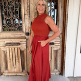 Rust Francine Maxi Dress
