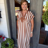 Safari Brown Kaftan