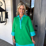 Green Carrie Dress