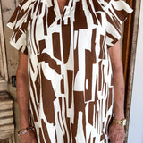 Gia Brown Print Mini