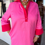 Pink Carrie Midi Dress