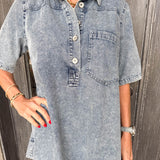 Jill Denim Mini Dress