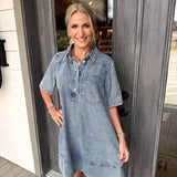 Jill Denim Mini Dress