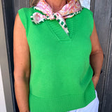 Green Tate Sweater Vest