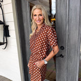 Priscilla Polka Dot Short Set