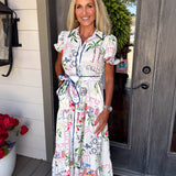 Francesca Belted Maxi Dress