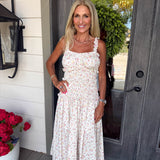 Lydia Floral Midi Dress