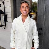 Maude Cropped Peacoat