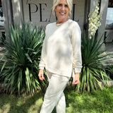 Almond DreamTech Crew Tunic Set