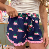 Pink Car Boxer Short