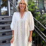 Stevie Cream Lace Mini