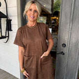 Suede Tate Mini Dress