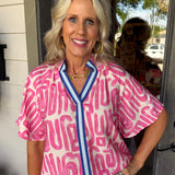 Presley Pink Top