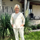 Almond DreamTech Crew Tunic Set
