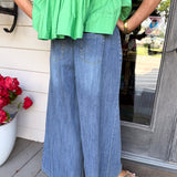 Haylee Demin Washed Pants