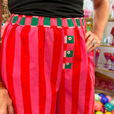 Festive Stripe Boxer Pant