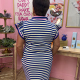 Amelia Striped Mini Dress