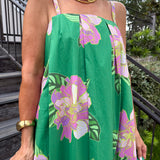 Tessa Green Floral Maxi