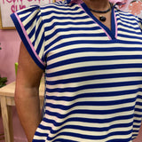 Amelia Striped Mini Dress
