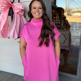 Pink Parsons Mini Dress - Curvy