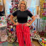 Festive Stripe Boxer Pant