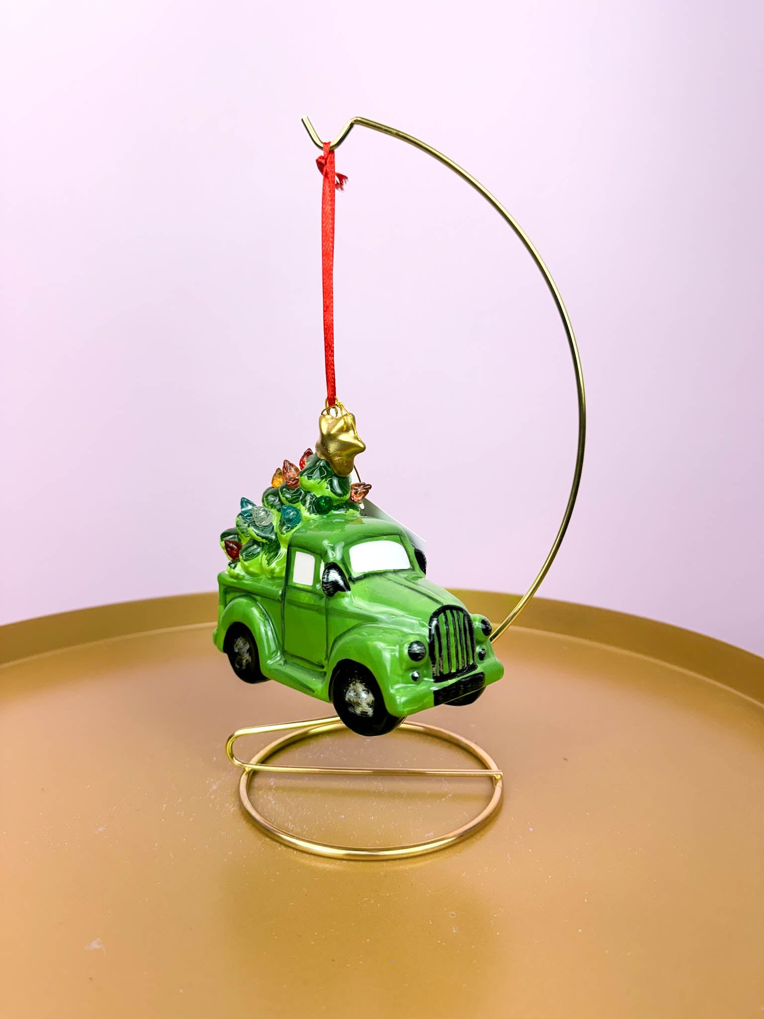 Truck Ornament w/ Tree