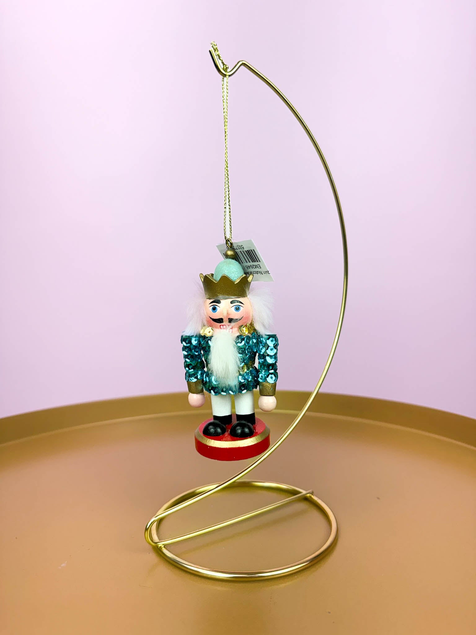 Sequin Nutcracker Ornament