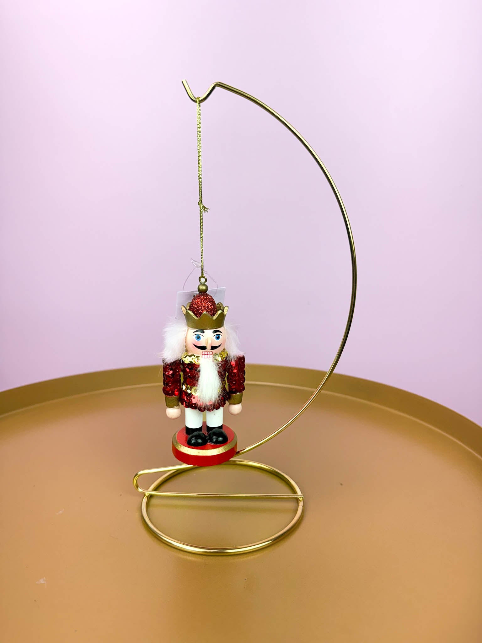 Sequin Nutcracker Ornament