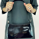 Clara Shoulder Bag in Black