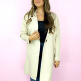 Beige Soft Touch Sweater Coat