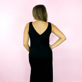 Elizabeth Black Tank Midi Dress