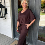 Espresso Dream Relaxed Capri Lounge Set