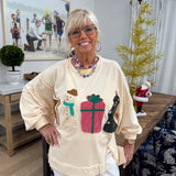 Christmas Patches Sweatshirt