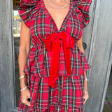 Santa's Sweetheart Mini Dress