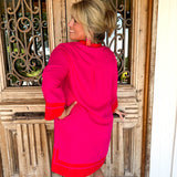 Allie Shift Linen Mini Dress